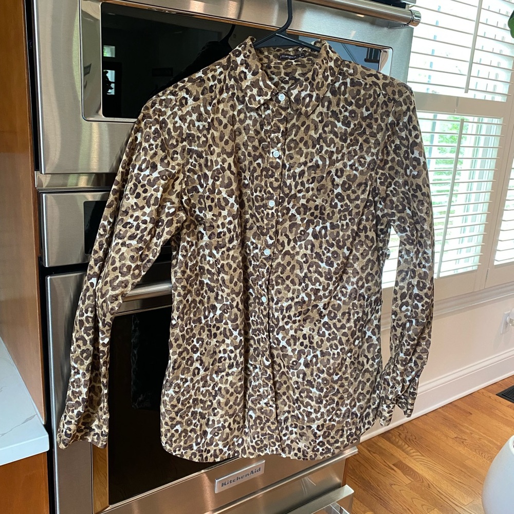 J.McLaughlin Animal Print Lois Top. NWOT. - Picture 2 of 4